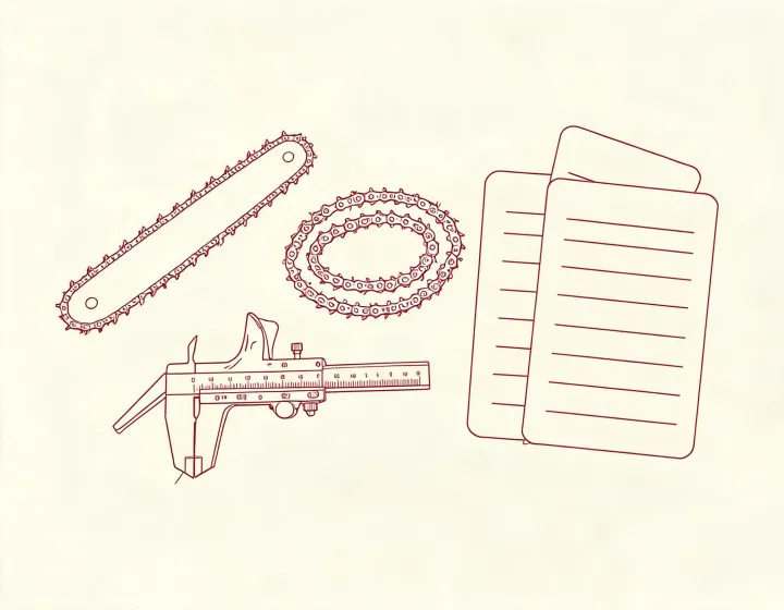 Annotated chain procurement brief illustration